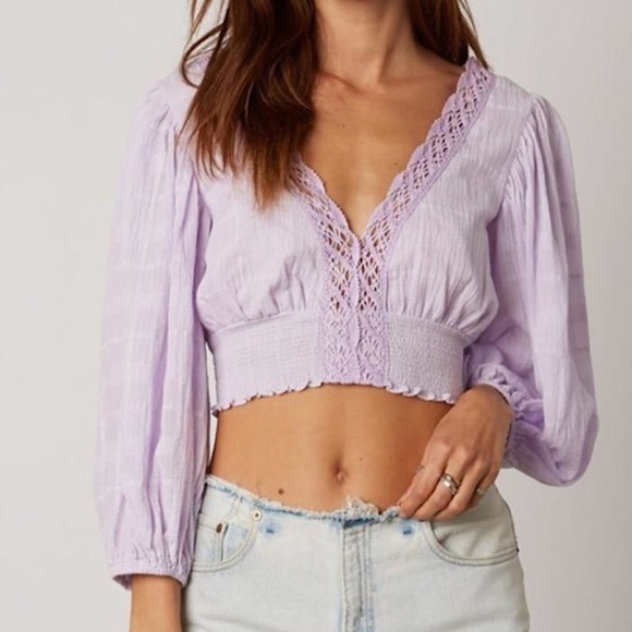 Cotton Candy LA lavender top - Picture 1 of 1